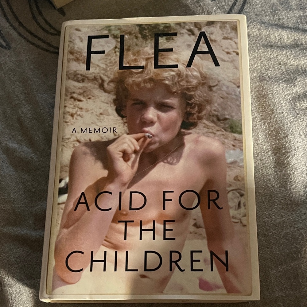 Flea 'Acid for the Children' Memoir Book